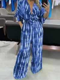 Summer Print Jumpsuit Romper For Women