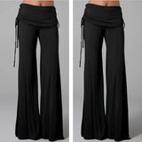 Women Flares Dance Yoga Pants Solid Color