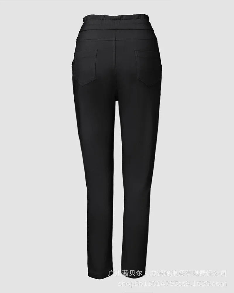 Fleece Lined Thermal Joggers with 2 Pockets