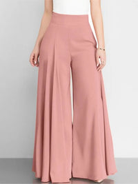 Womens High Waist Wide Leg Pants