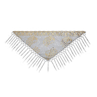 Elegant Sequins Triangle Scarf Fashion Lace
