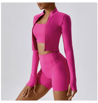 Women's Long Sleeve Top Zipper Jacket