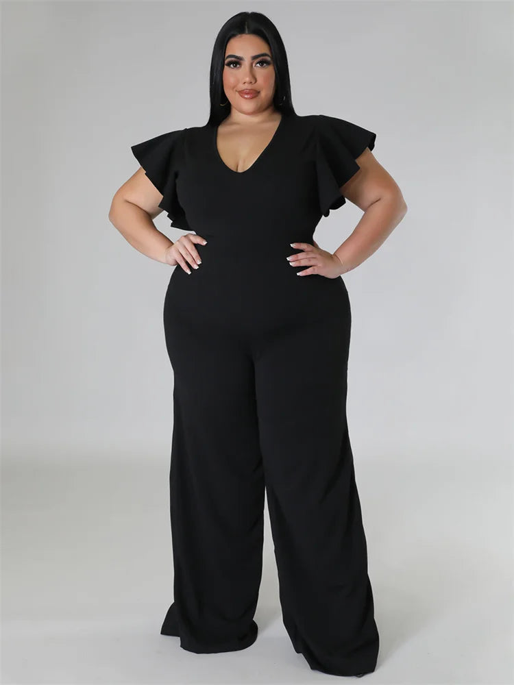 Women Plus Size Women Print Jumpsuit
