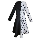 Halloween Suits Gown Black White Maid Dress