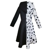 Halloween Suits Gown Black White Maid Dress