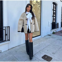 Chic Women's Thermal Lamb Wool Coats