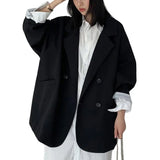 Notched Collar Business Blazer Suit Coat