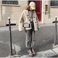 Chic Women's Thermal Lamb Wool Coats