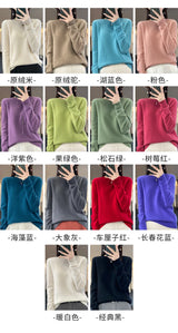 Women's Casual Knitted Pullover Coat – Soft O-Neck Winter Sweater