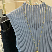 Women Half High Collar Hotsweet Summer Casual Style