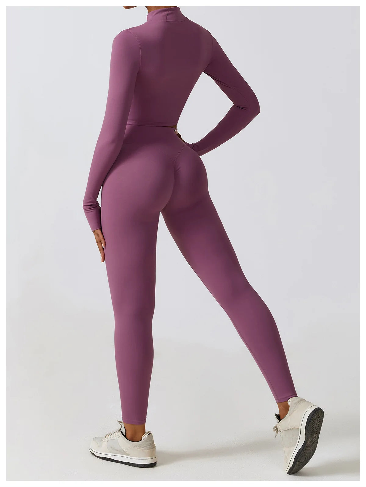 Women's Long Sleeve Top Zipper Jacket
