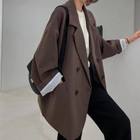 Notched Collar Business Blazer Suit Coat