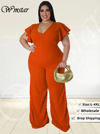 Women Plus Size Women Print Jumpsuit