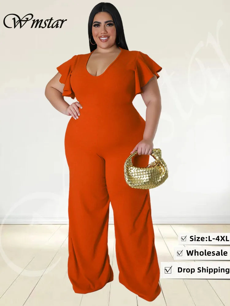 Women Plus Size Women Print Jumpsuit