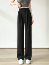 Wide Leg Suits Pants Casual Trousers for Women