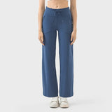 wide leg yoga pants drawstring