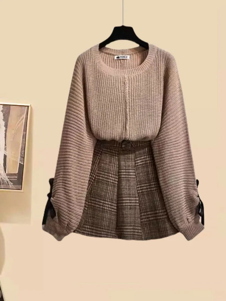 Winter Warm Knitwear 2 Pieces Set