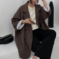 Notched Collar Business Blazer Suit Coat