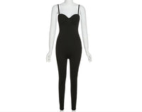 autumn sexy low chest suspender tight