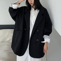 Notched Collar Business Blazer Suit Coat