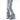 Women Blue Y2k Star Flare Jeans Vintage