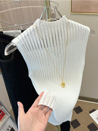 Women Half High Collar Hotsweet Summer Casual Style