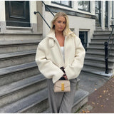 Chic Women's Thermal Lamb Wool Coats