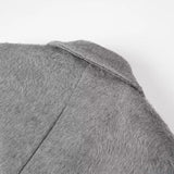 Streetwear Long Hairy Shaggy Blazer Coats