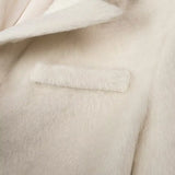 Streetwear Long Hairy Shaggy Blazer Coats