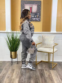 Long Sleeve Women Tracksuit Zipper