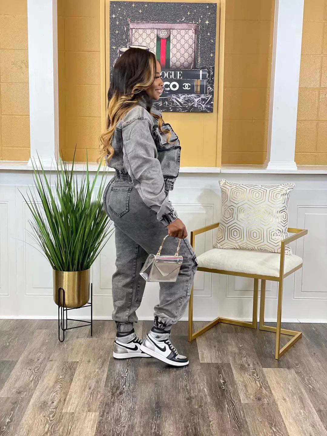 Long Sleeve Women Tracksuit Zipper