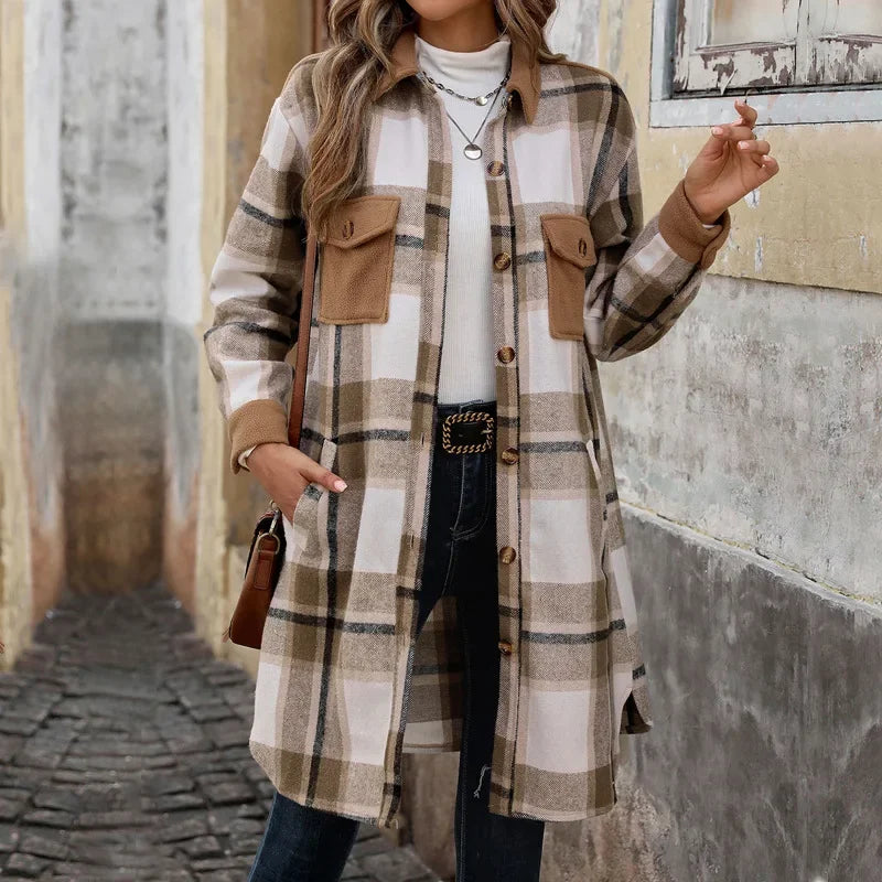Women Full Sleeve Elegant Maxi Jackets