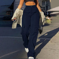 Women Stretch Twill Wide Leg Pants