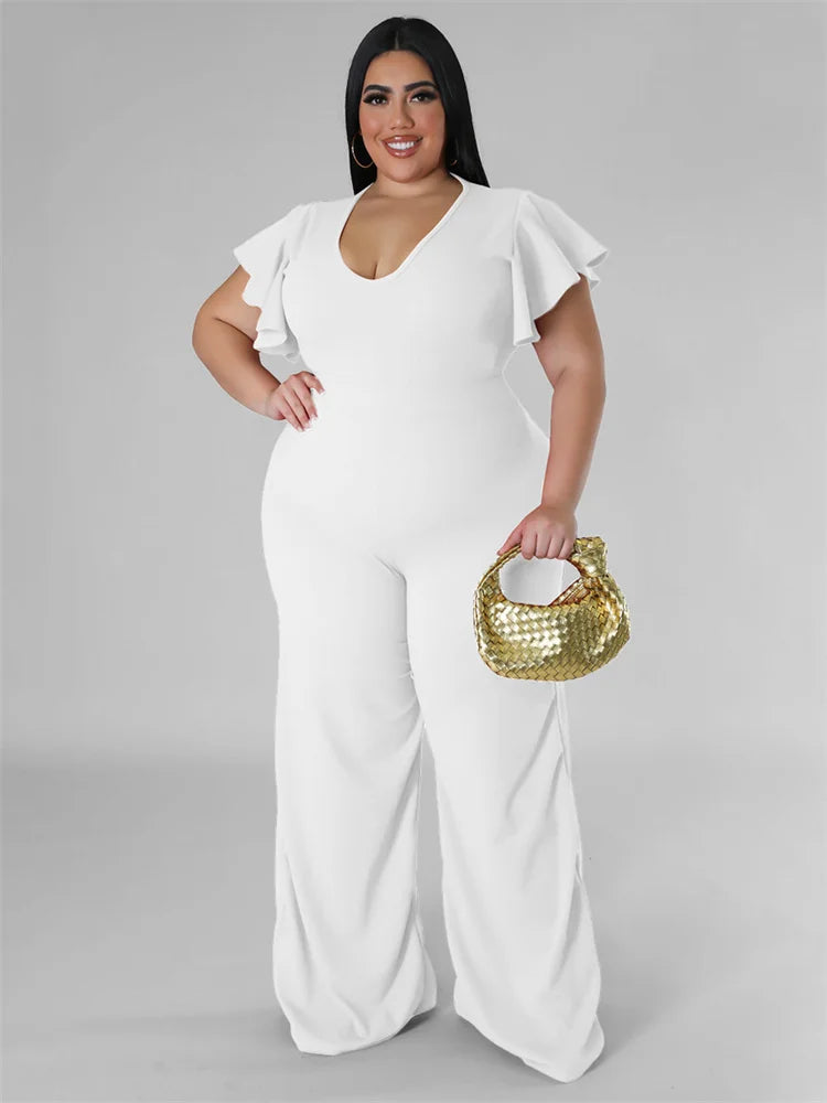 Women Plus Size Women Print Jumpsuit