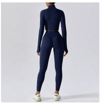 Women's Long Sleeve Top Zipper Jacket