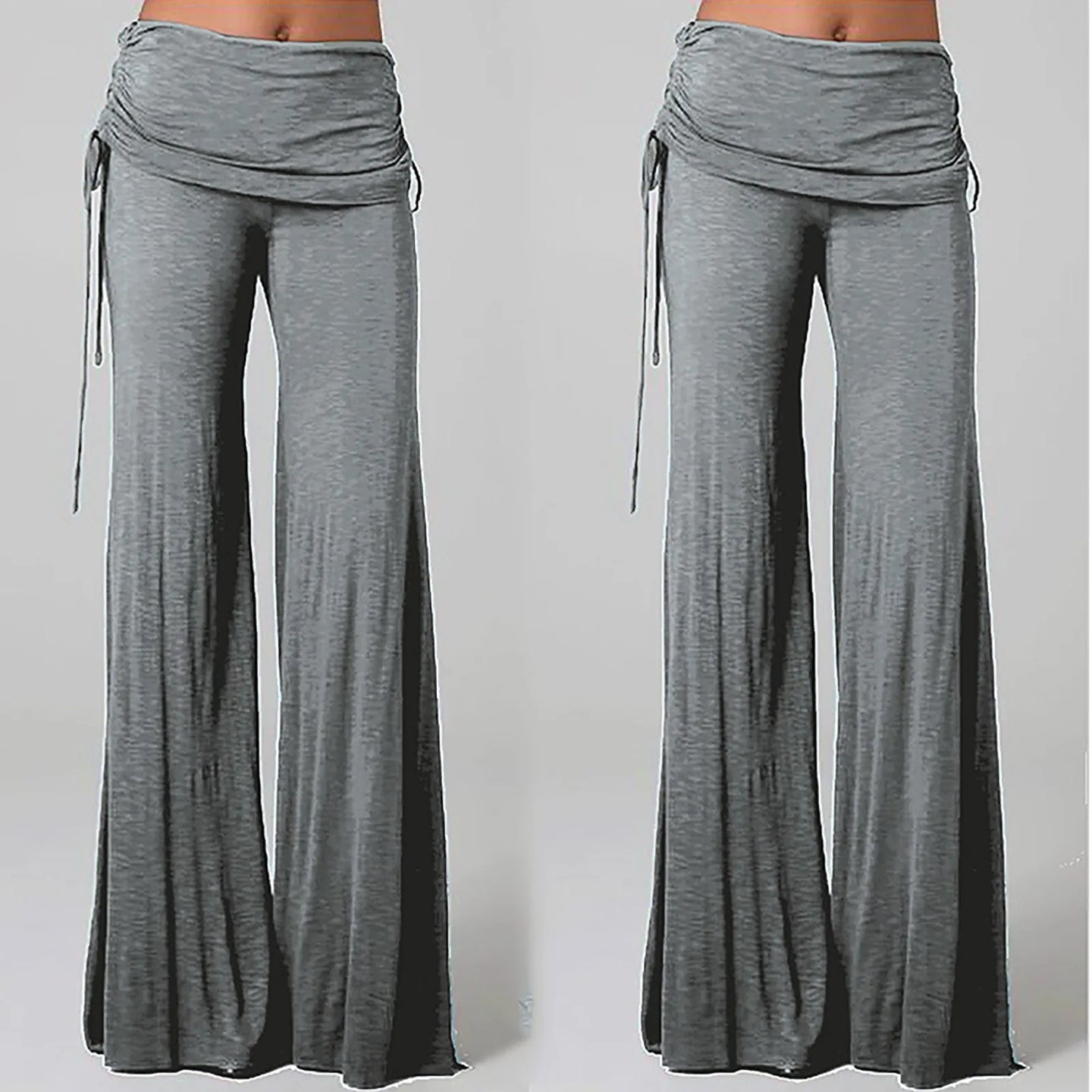Women Flares Dance Yoga Pants Solid Color