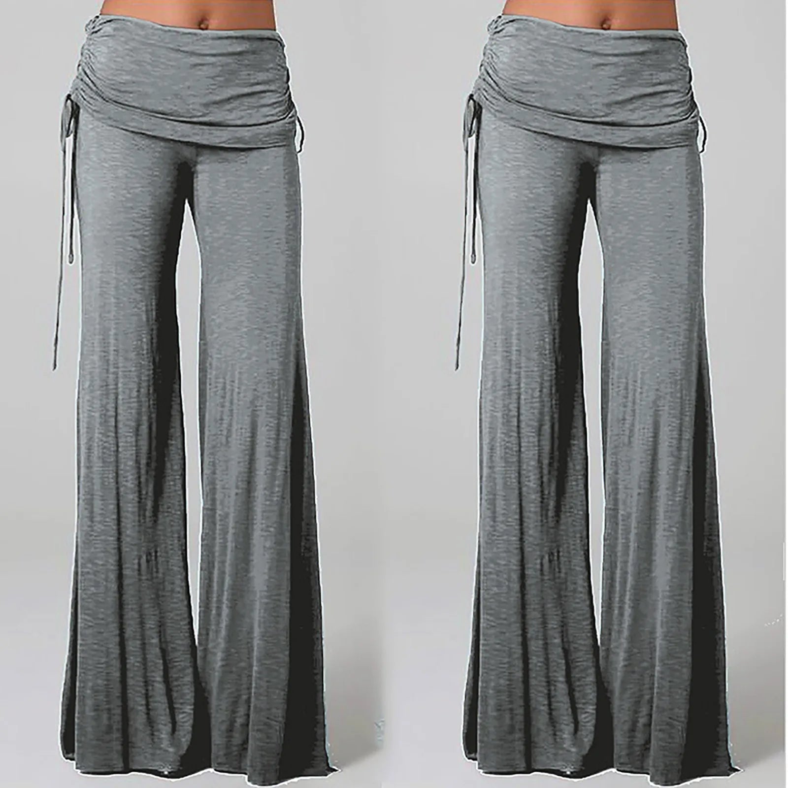 Women Flares Dance Yoga Pants Solid Color