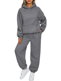 Women 2 Piece Outfits Lounge Hoodie