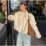 Chic Women's Thermal Lamb Wool Coats