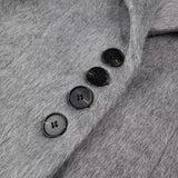 Streetwear Long Hairy Shaggy Blazer Coats