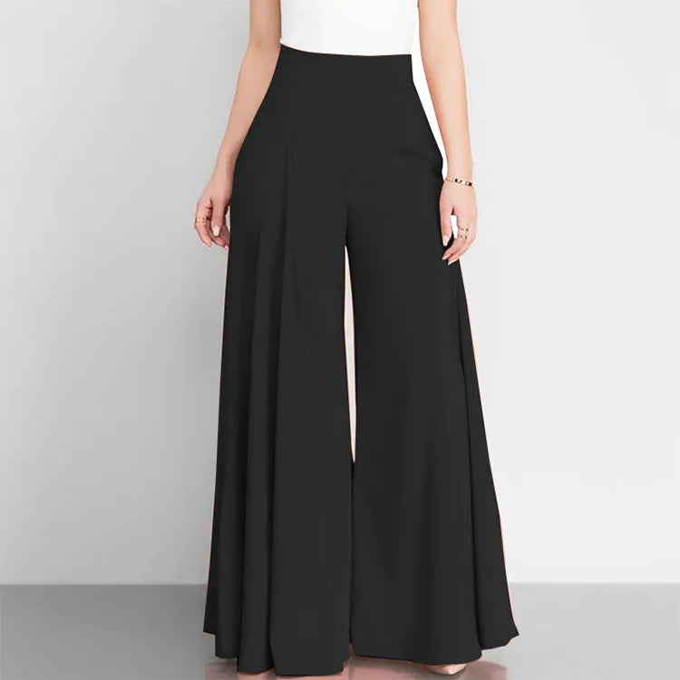 Womens High Waist Wide Leg Pants