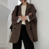 Notched Collar Business Blazer Suit Coat
