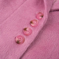 Streetwear Long Hairy Shaggy Blazer Coats