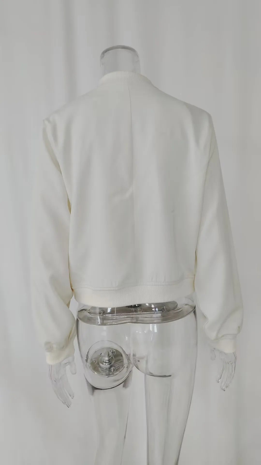 Fashion Women Elegant Solid Bomber Jacket