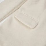 Streetwear Long Hairy Shaggy Blazer Coats
