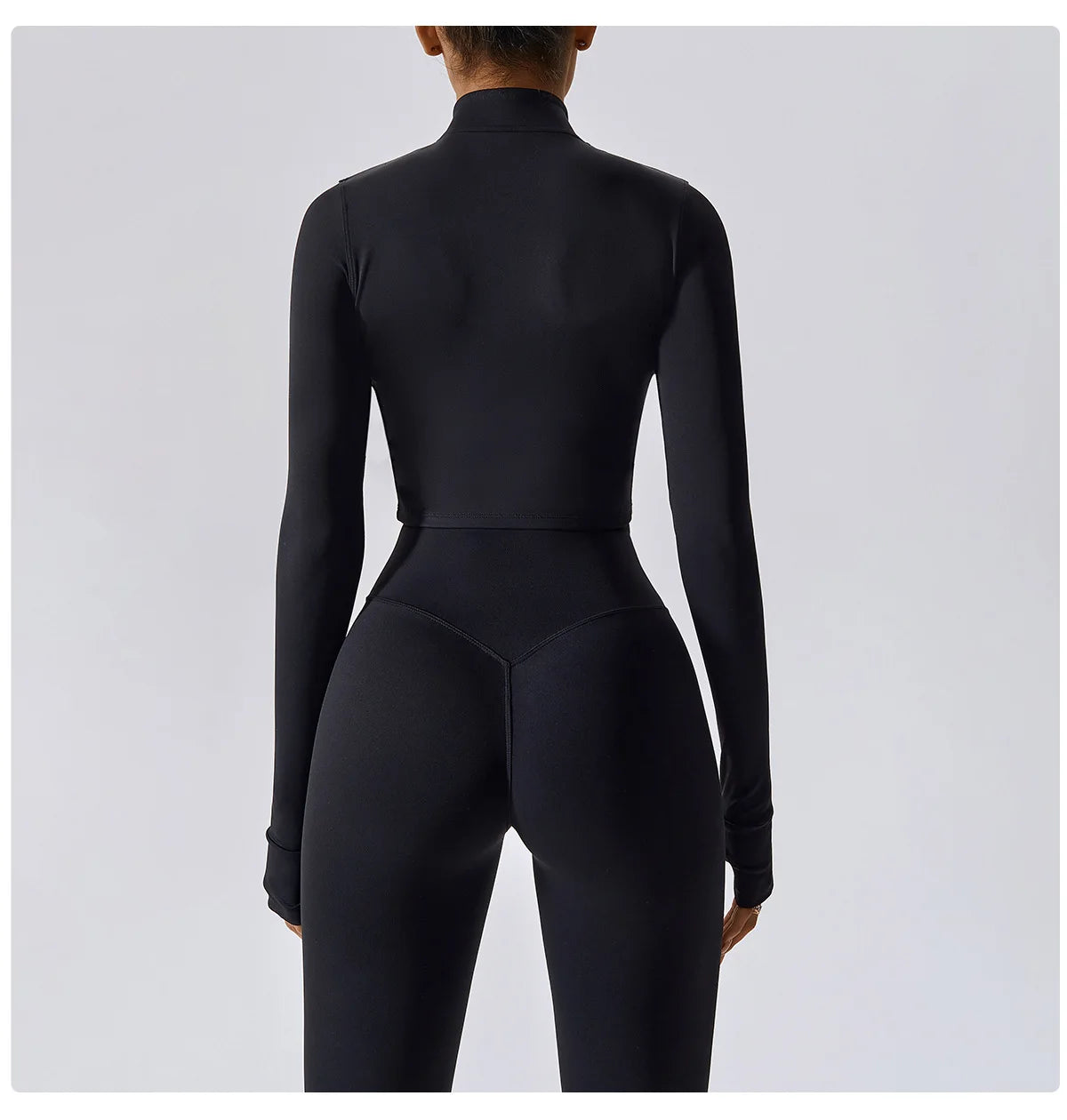 Women's Long Sleeve Top Zipper Jacket