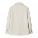 Streetwear Long Hairy Shaggy Blazer Coats