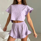 comfortable short sleeve elastic waist Cozy for Ladies