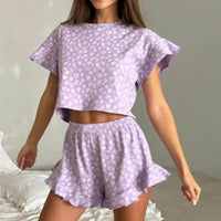 comfortable short sleeve elastic waist Cozy for Ladies