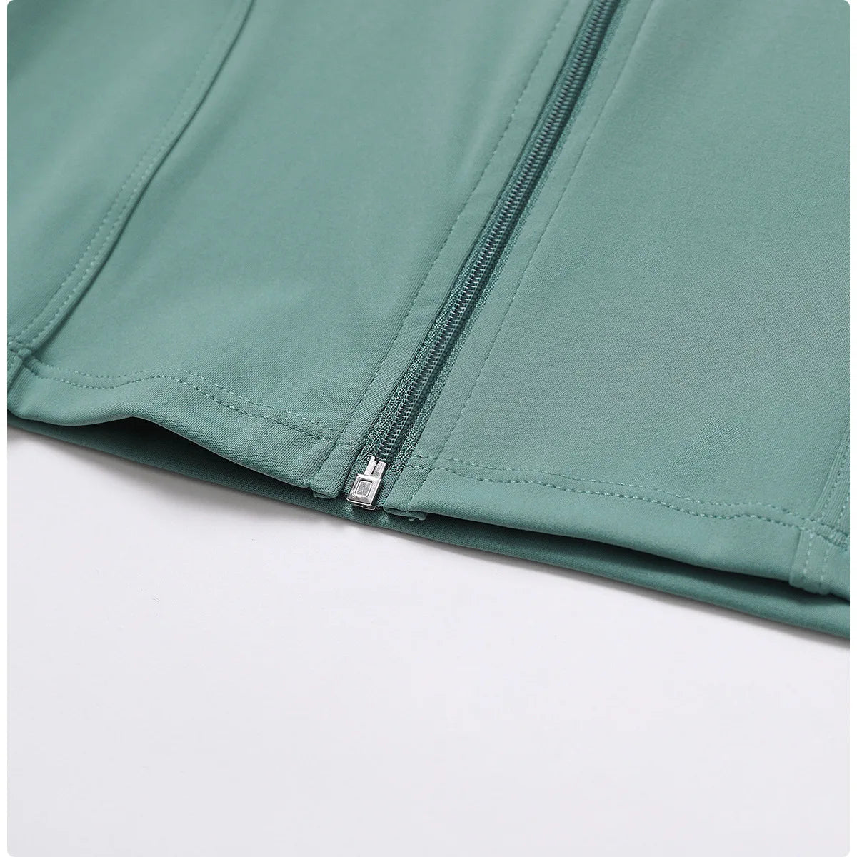 Women's Long Sleeve Top Zipper Jacket